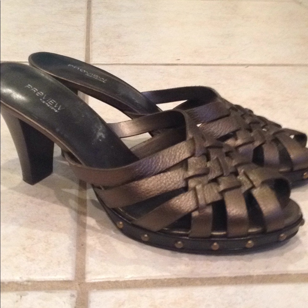 Preview International Bronze Leather Heals SZ 9M